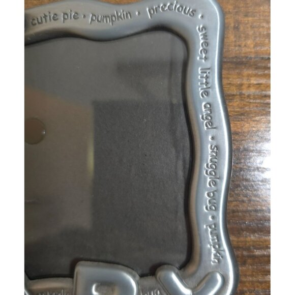 Malden Baby Pewter Picture Frame 3.5" X 5" Photos Train Baby Shower Christening - Picture 7 of 13